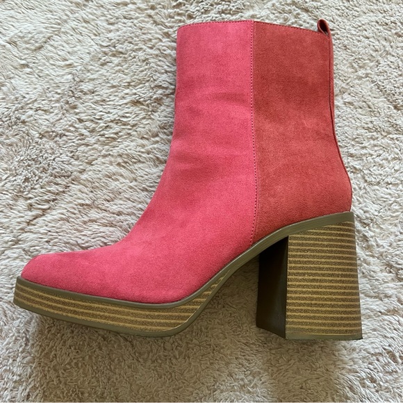 Nordstrom BP. Suede Platform Boots Women’s Size 7.5 - Picture 6 of 14